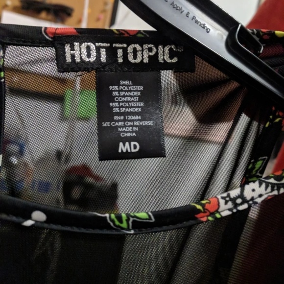 SOLD Hot topic sugar skull dress - Picture 2 of 3